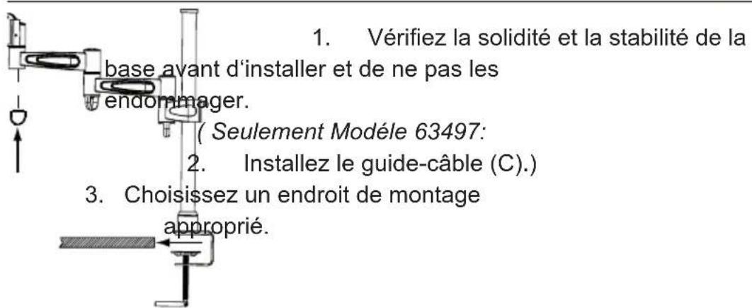 Goobay ScreenScope - Montage sur le base - 1