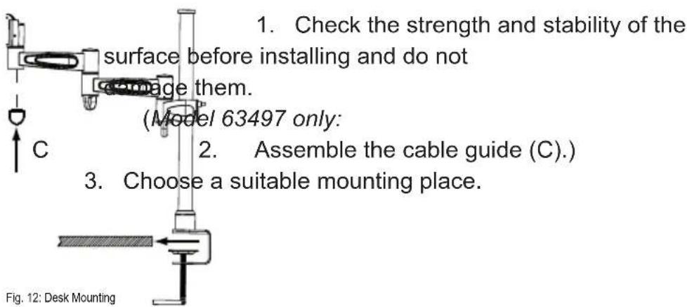 Goobay ScreenScope - Desk Mounting - 1