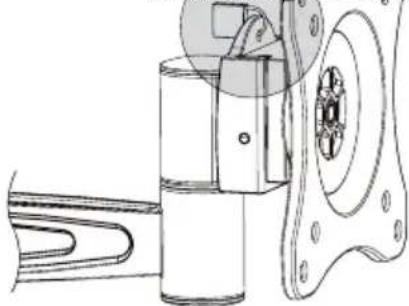 Goobay ScreenScope - Montaggio, fissaggio e bloccaggio dello schermo piatto - 4