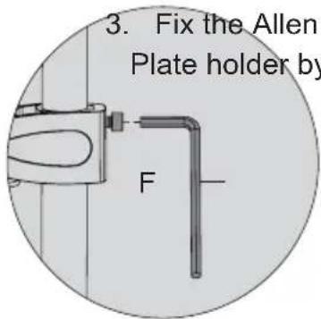 Goobay ScreenScope - Adjusting the pole assembly - 2