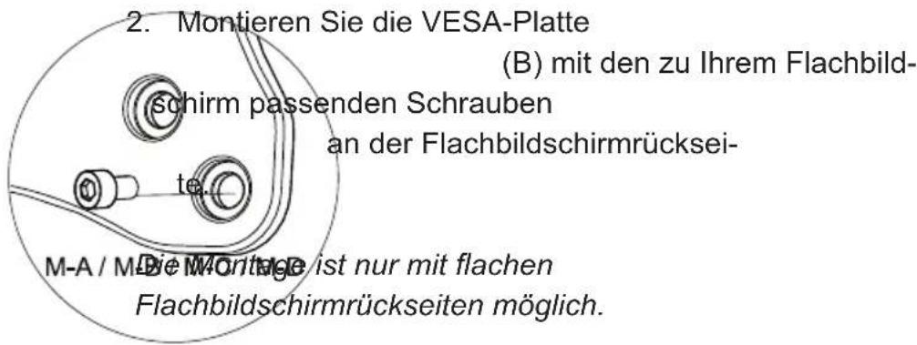 Goobay ScreenScope - Flachbildschirmmontage - 3