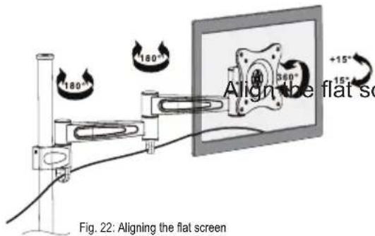 Goobay ScreenScope - Risk of injury by moving product parts - 2