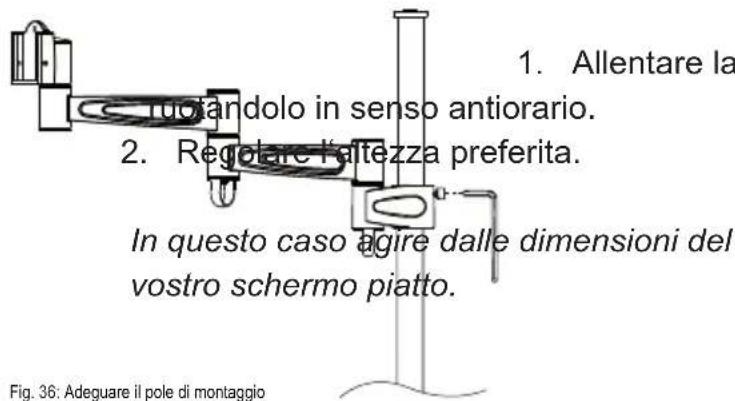 Goobay ScreenScope - Adeguare il pole di montaggio - 2