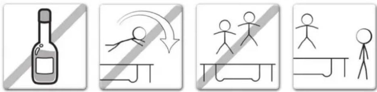 EXIT Supreme Ground Level - RÄDGIVENDE FORHOLDSREGLER MENS TRAMPOLINEN ANVENDES - 1