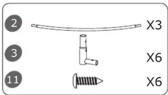 EXIT Twist Ground - Parts list / Teileliste / Onderdelenlijst / List des pieces - 2