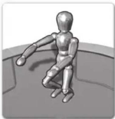 EXIT InTerra Rectangular - Use of the trampoline - 1