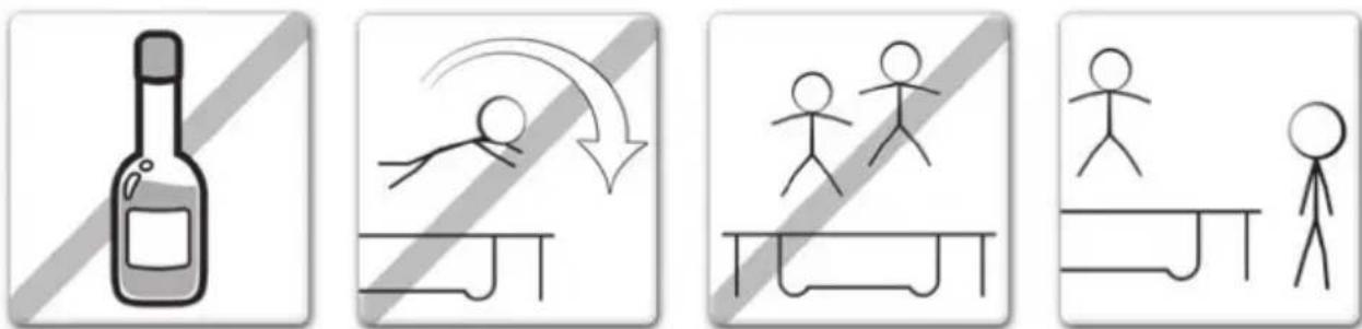 EXIT Twist Ground + Safetynet - VORSICHTSMASSNAHMIEN FÜR DEN GEBRAUCH DES TRAMPOLINS - 1