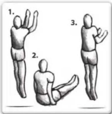 EXIT Silhouette Ground - TECHNIQUE DE BASE 3 : l'atterrissage assis - 1