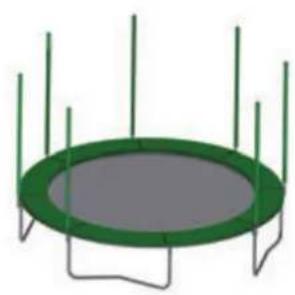 Etan Premium Gold 12 Combi Deluxe - TRAMPOLINE - 45