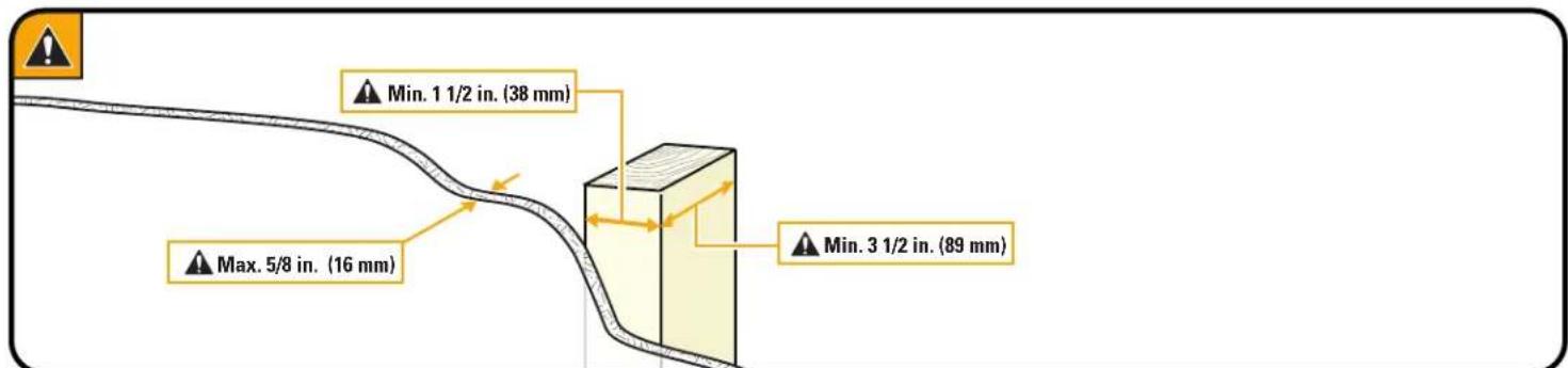 SANUS VML5 - STEP 2B Food Stud Option (Single Stud Install) - 1