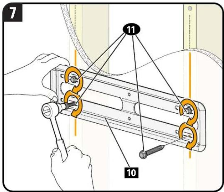 SANUS VML5 - Wood Stud Option (Double Stud Install) - 8