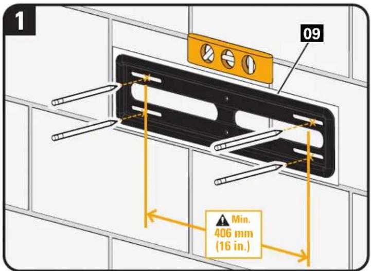SANUS VML5 - STEP 2C plid Concrete or Concrete Block Option - 3