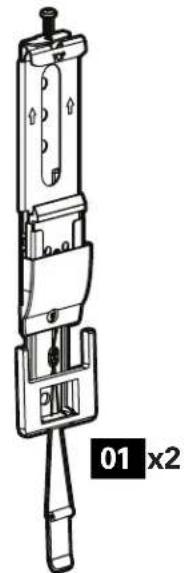 SANUS VML5 - Parts and Hardware for STEP 1 - 1