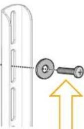 SANUS VLL5 - b: Use your TV supplied spacer and spacer 08 or 09 for: - 4