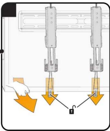 SANUS VLL5 - REMOVING THE TV - 4