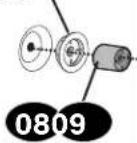 SANUS VLL5 - b: Use your TV supplied spacer and spacer 08 or 09 for: - 3