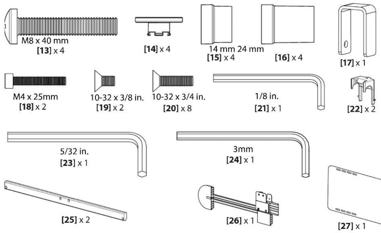 SANUS VLF510 - Supplied Parts and Hardware - 10