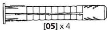 SANUS VLF510 - Supplied Parts and Hardware - 3