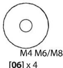 M4 M6/M8 [06] x 4