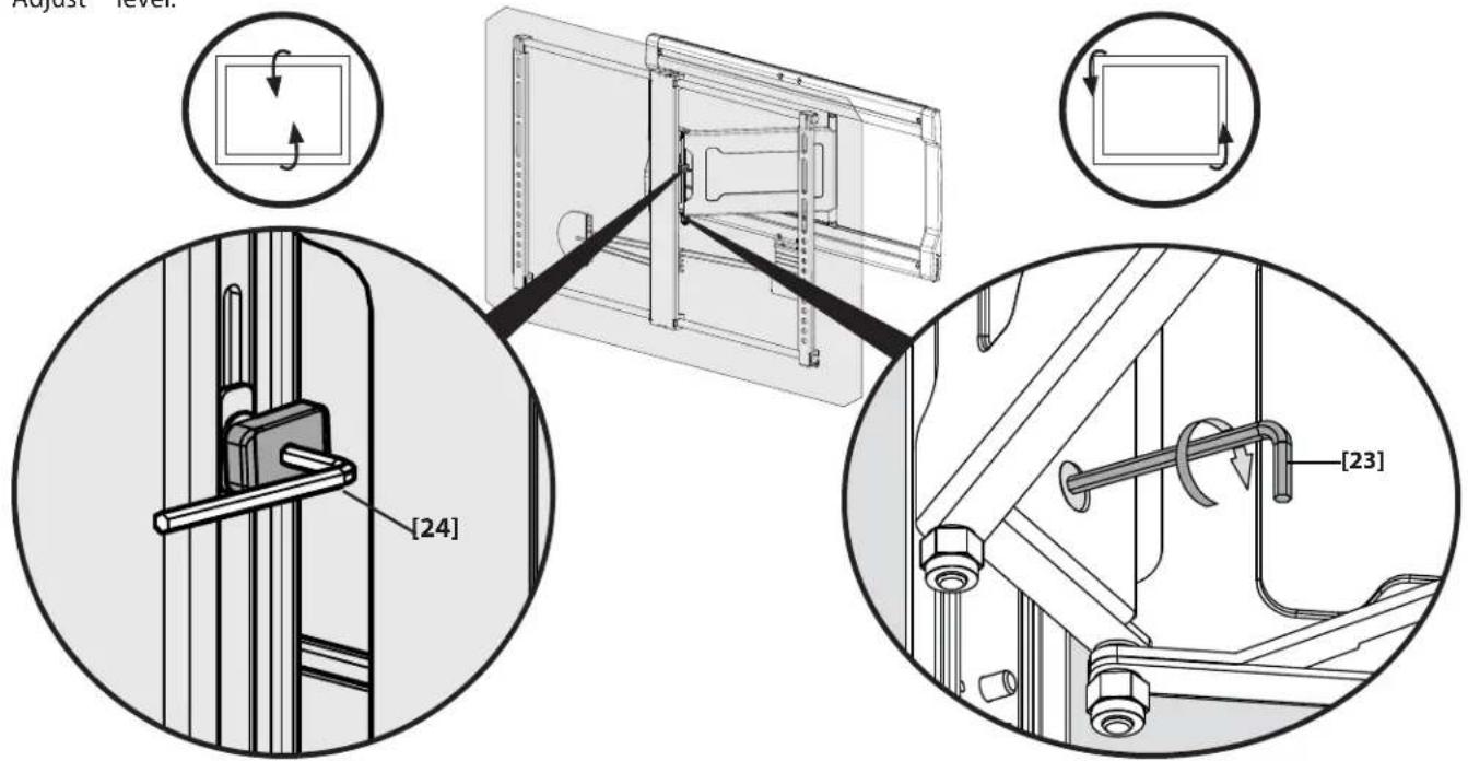SANUS VLF410 - Adjust Tilt and Level - 1