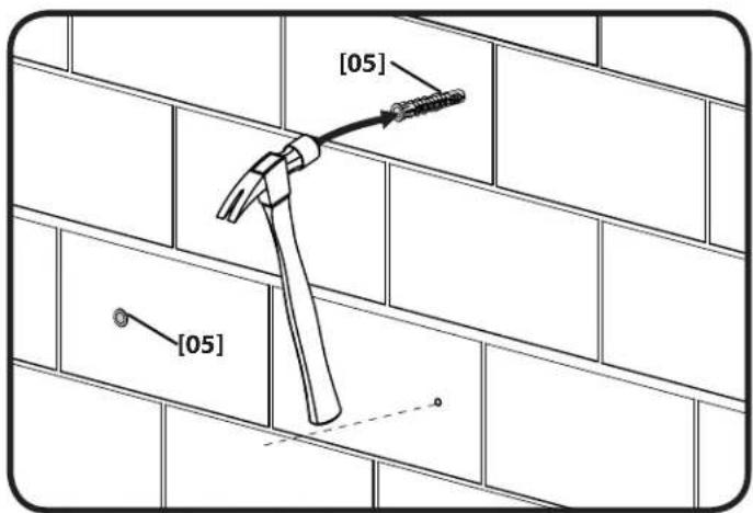 SANUS VLF410 - 2-3 Insert anchors and lag bolts - 1