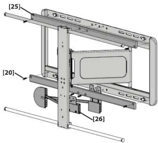 SANUS VLF410 - Install Wall Plate Covers &amp; Cable Management Assembly - 1