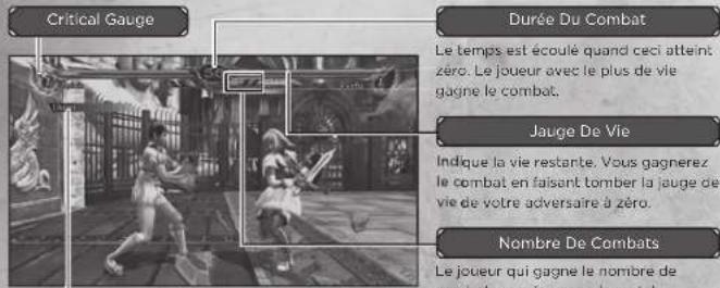 SONY Soul Calibur V (PS3) - Comment Lire L'écran De Match - 1