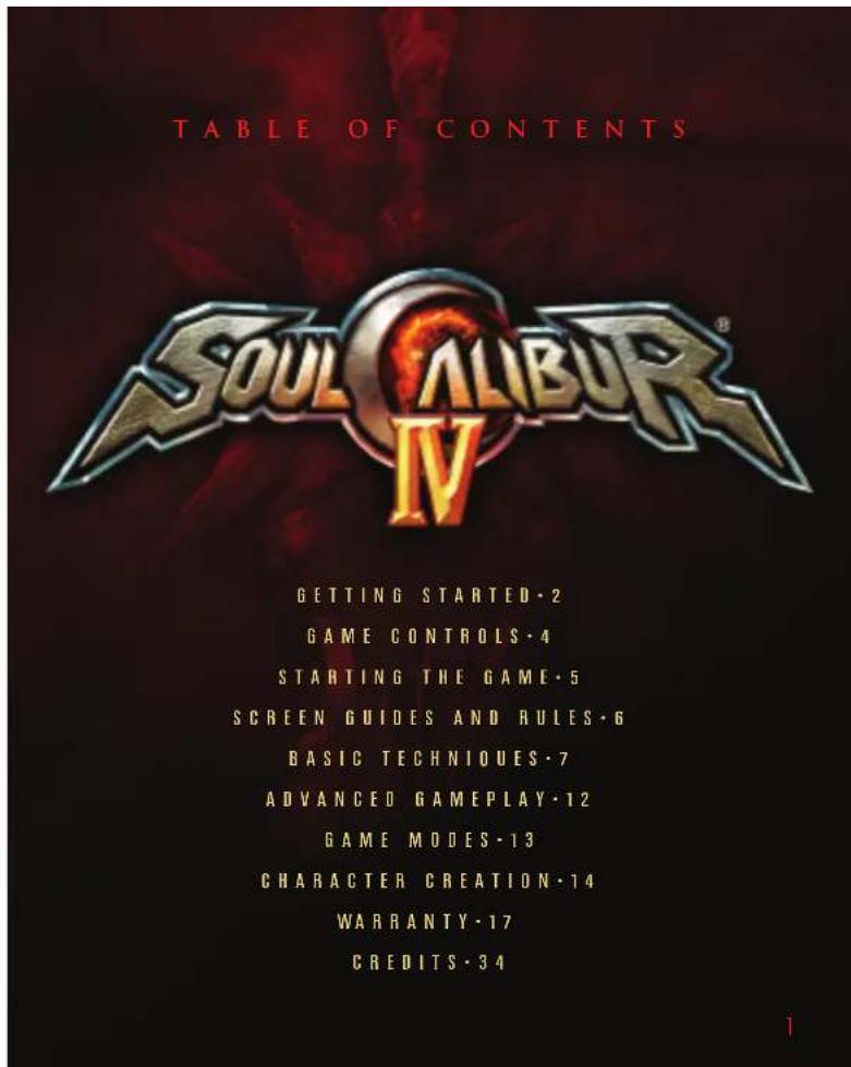SONY Soul Calibur IV (PS3) - HANDLING YOUR PLAYSTATION 3 FORMAT DISC: - 1