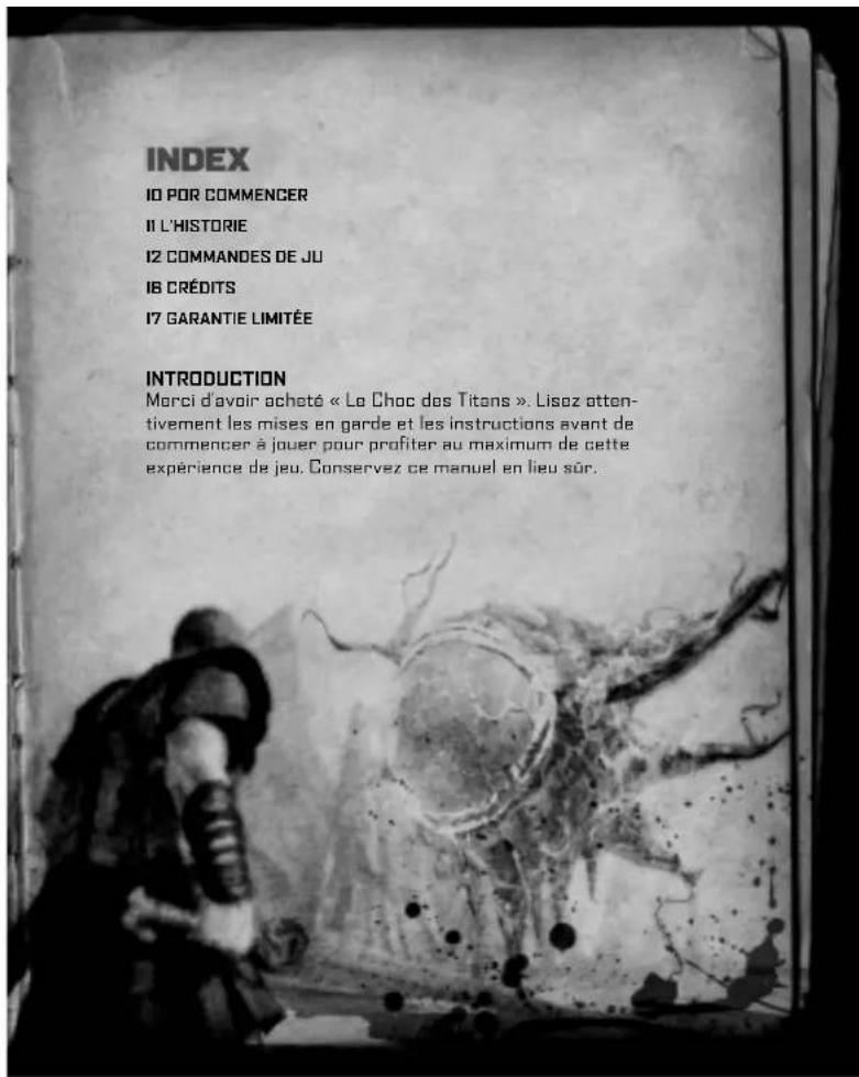 SONY Clash of the Titans (PS3) - MANIPULATION DE VOTRE DISQUE DE FORMAT PS3™ : - 1