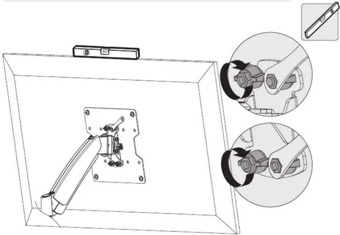 Tripp Lite DWM1742S - Aufhängen des Fernsehers an die Wandhalterung - 2