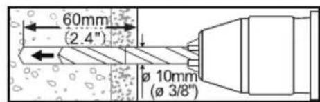 Tripp Lite DWM1742S - 3b. Mount on Solid Brick and Concrete Block - 2