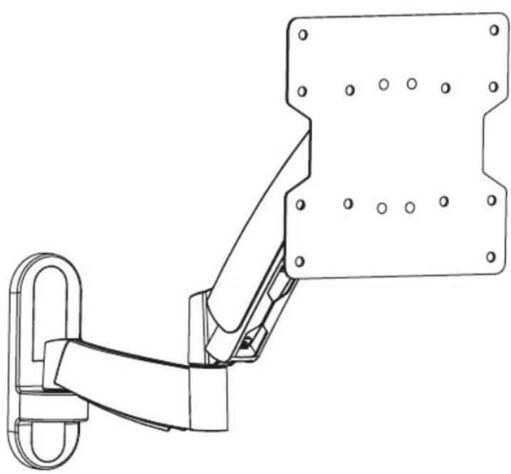 Tripp Lite DWM1742S - Instalacion en Pared de Soporte de Movimiento Completo para Pantalla Plana - 1