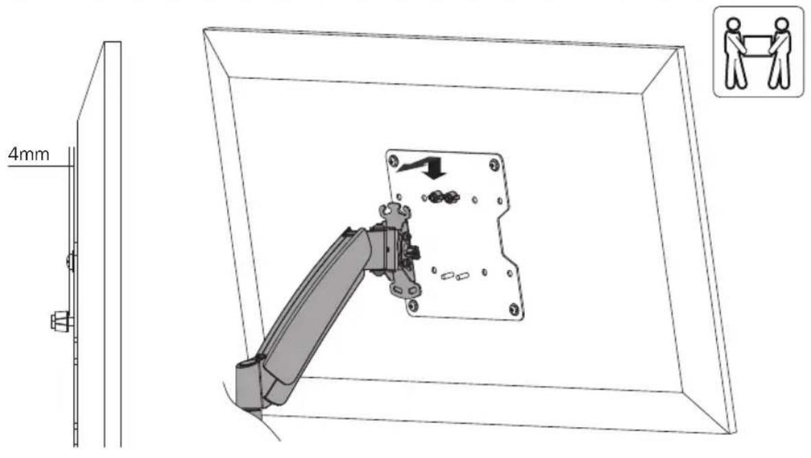 Tripp Lite DWM1742S - Accrocher la télévision sur le montage mural - 1
