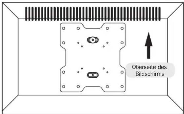 Tripp Lite DWM1742MA - Installieren der VESA-Platte - 1