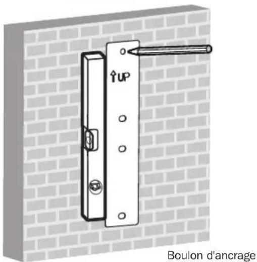 Tripp Lite DWM1742MA - 2b. Montage sur de la brique solide ou des blocs en béton - 5
