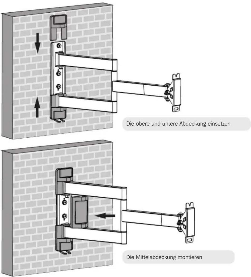 Tripp Lite DWM1742MA - Installieren der Abdeckungen - 1