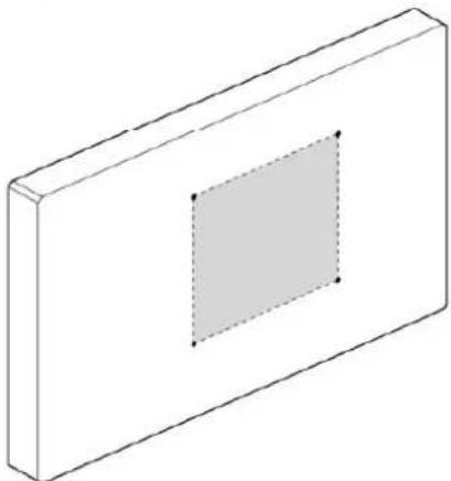 OmniMount PLAY25 - Check size of TV/Monitor hole pattern - 9