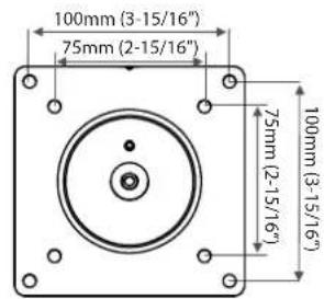 OmniMount PLAY25 - Check size of TV/Monitor hole pattern - 13