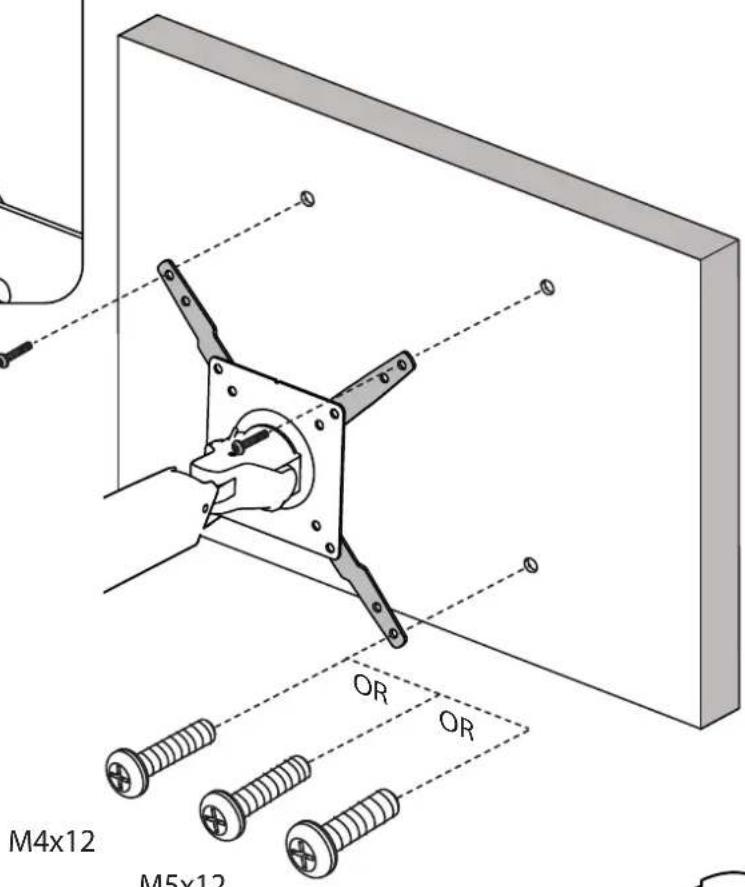 OmniMount PLAY25 - Mount Type B, C, or D TV/Monitor to Arm - 7