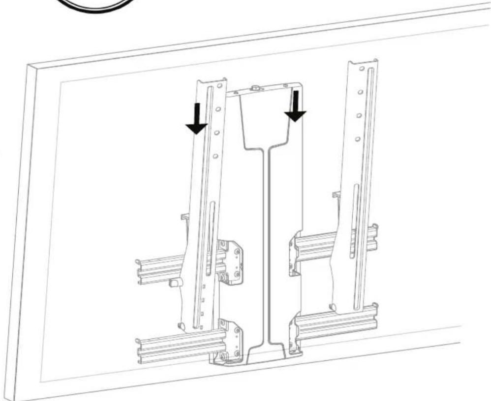 OmniMount LIFT70 - Hang with monitor attached - 1