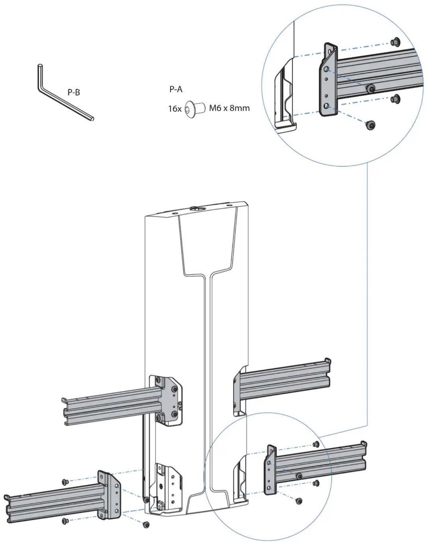 OmniMount LIFT50 - DO NOT OVER TIGHTEN. - 1