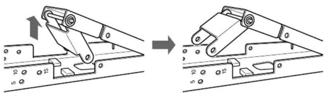 SONY SUW200 - 5ème étape : Fixation du support © au téléviseur - 2
