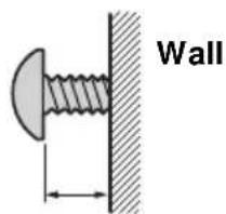 SONY SUW200 - Insert four of the screws you prepared at the positions marked in Step 2 (page 4). - 2