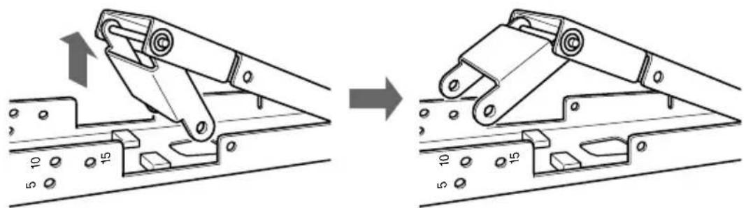 SONY SUW200 - Pull out the stay as illustrated below. - 1