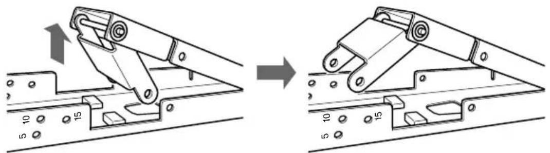 SONY SUW200 - Extraiga el tirante como se indica a continuación. - 1