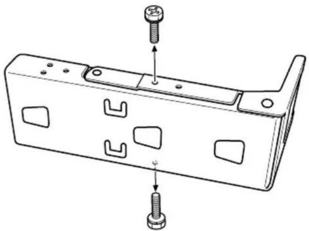 SONY SUW200 - 5ème étape : Fixation du support © au téléviseur - 1