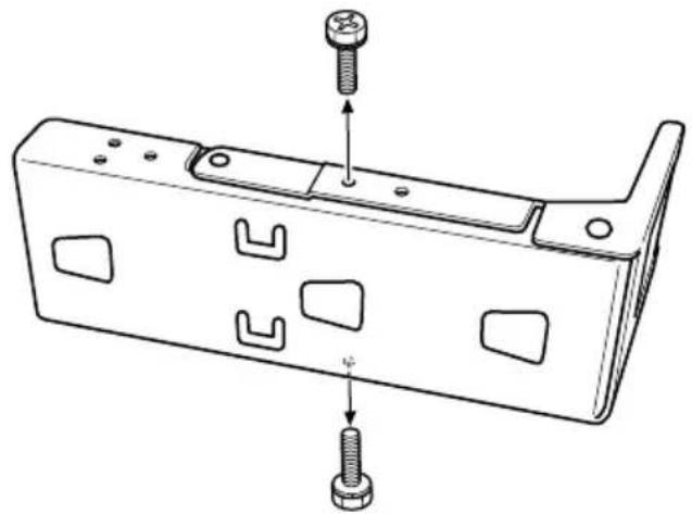 SONY SUW200 - Retire los dos tornillos como se indica a continuación. - 1