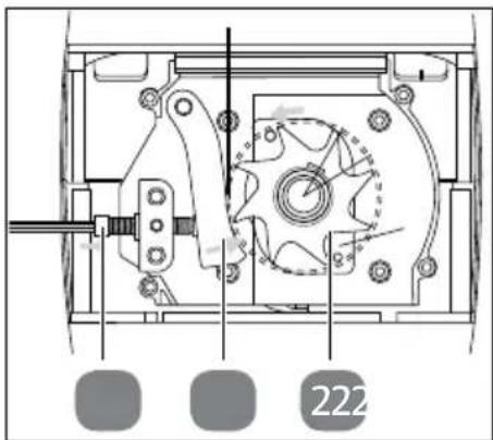 Gardenline GLLH 2547 - Réglage de la contre-lame - 1