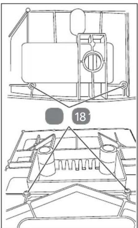 Gardenline GLLH 2547 - Monter l'unité moteur - 1