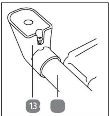 Gardenline GLLH 2547 - StandüBe und Häckselgutfangbox montieren - 1
